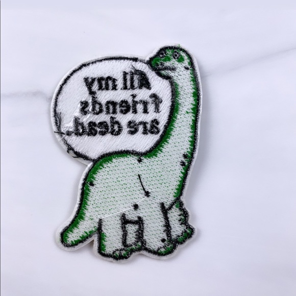 👽 3/$20 All My Friends Dead Embroidered Patch - Picture 3 of 3
